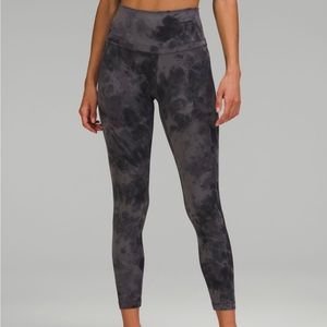 Lululemon Align leggings 25” Diamond dye COLOR GRAY/DYE SIZE 6